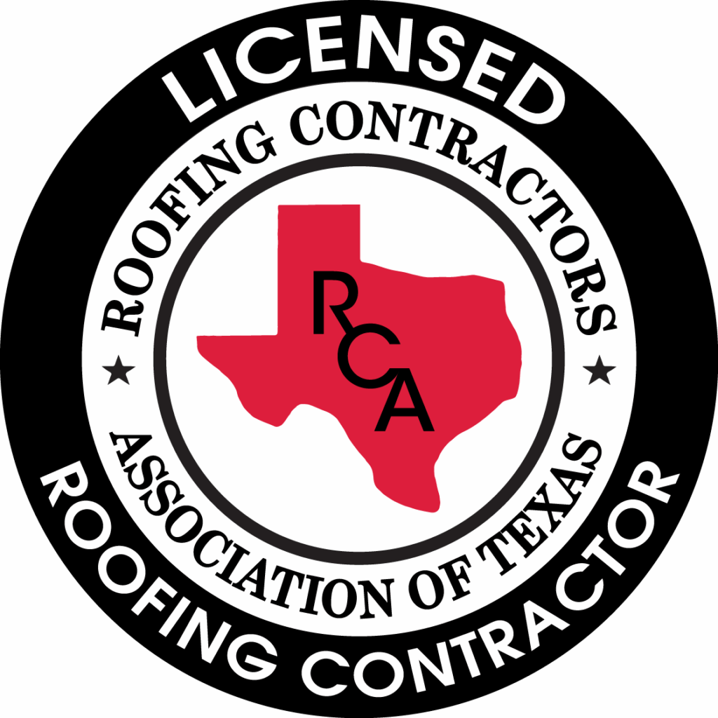 RCAT Licensed Roofing Contractor seal for the Roofing Contractors Association of Texas